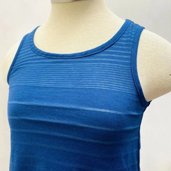 PINKY Girls Sleeveless Pullover Basic Neck Blue Striped Tank Top Size XL 14/16 - Picture 8 of 12